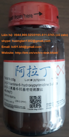 2,4,5-Triamino-6-hydroxypyrimidine Sulfate 35011-47-3 C4H7N5O·H2SO4  aladdin Trung Quốc
