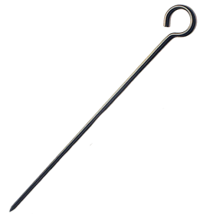 Stainless Steel Soil Pin with Looped Handle, 1/4" x 20"