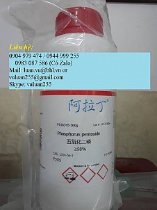 Phosphorus pentoxide ,  Photpho pentoxit , P2O5 , Aladdin