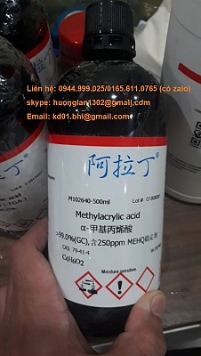 Methylacrylic acid (MAA) C4H6O2 79-41-4 >99.0% M102640-500ml
