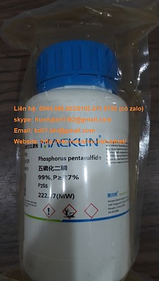 Phosphorus pentasulfide 99%,P≥27% 1314-80-3 P2S5  P816093-500g Macklin Trung Quốc