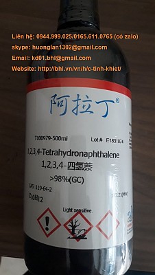 1,2,3,4-Tetrahydronaphthalene >98%(GC) 119-64-2 C10H12