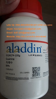Guanine 99% C5H5N5O 73-40-5 G104274-100g aladdin Trung Quốc