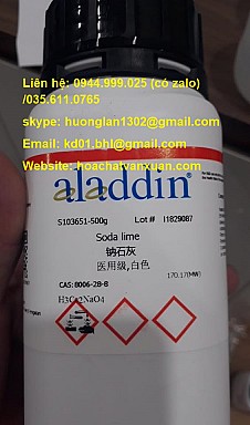 Soda lime H3Ca2NaO4 CAS 8006-28-8 aladdin Trung Quốc